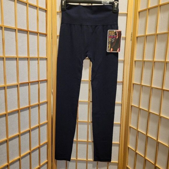 shosho Pants - Shosho Womens Blue Control Top Slimming Stretch Leggings Size S/M NWT